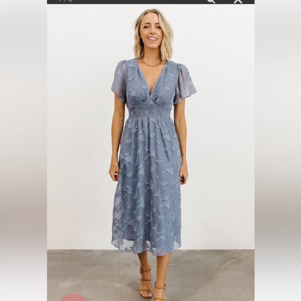COPY - NWT Baltic Born Midi Blue Dress (XL)